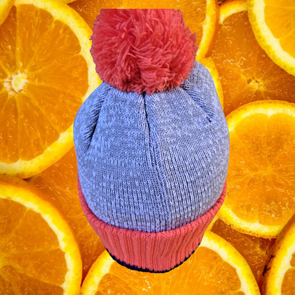 Copied - New 47  Clemson Tigers Orange and Gray Pom‎ Pom Knit Hat - Picture 3 of 5